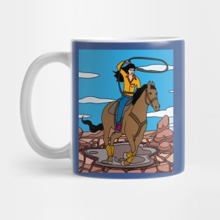 Rodeo Riding On A Horse Mug